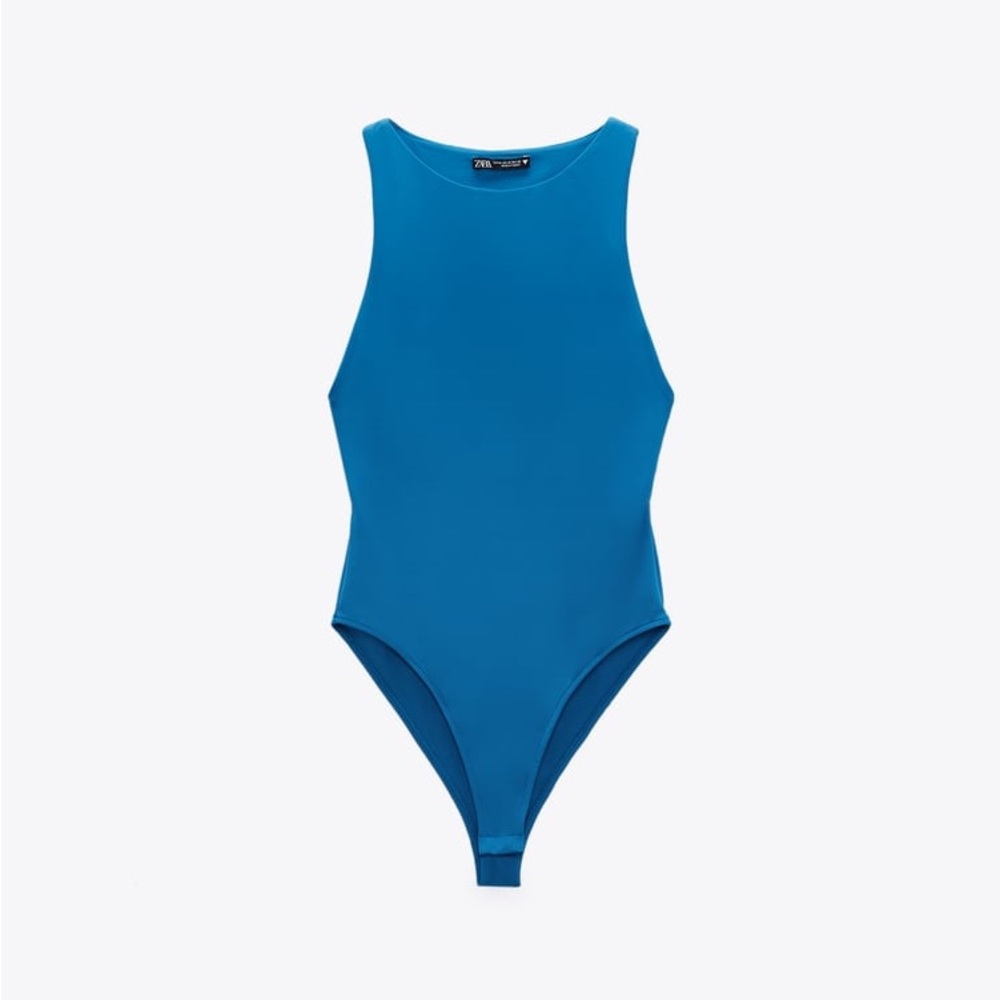 Zara Halter Neck Sleeveless Bodysuit